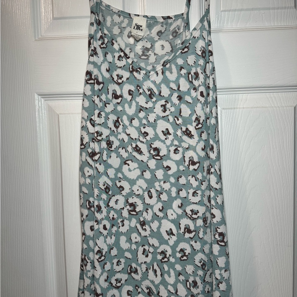 Sew in love leopard tank